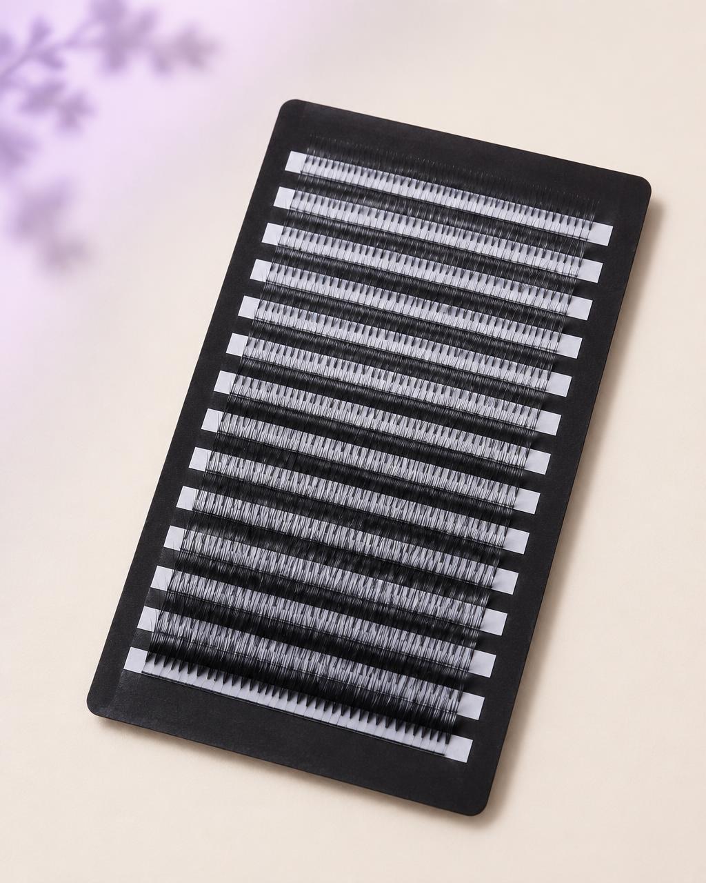 Brown professional lash extension tray preview